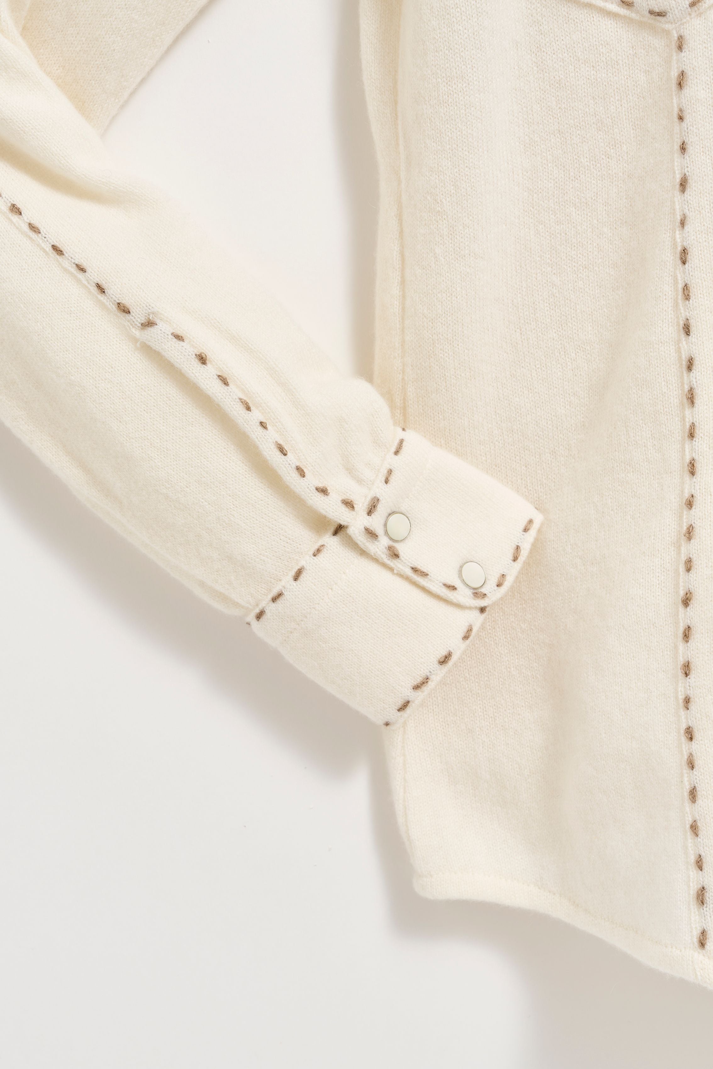 Cashmere Shirt with Stitch