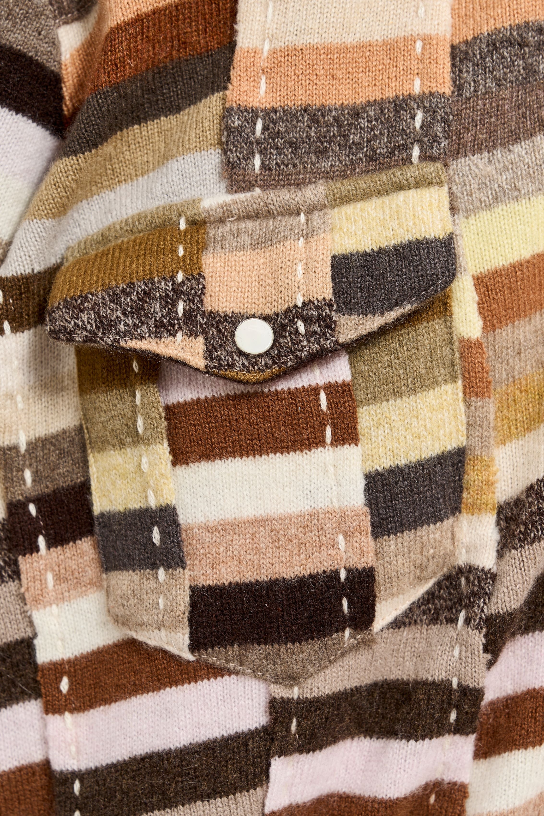 Multi Western Cashmere Shirt