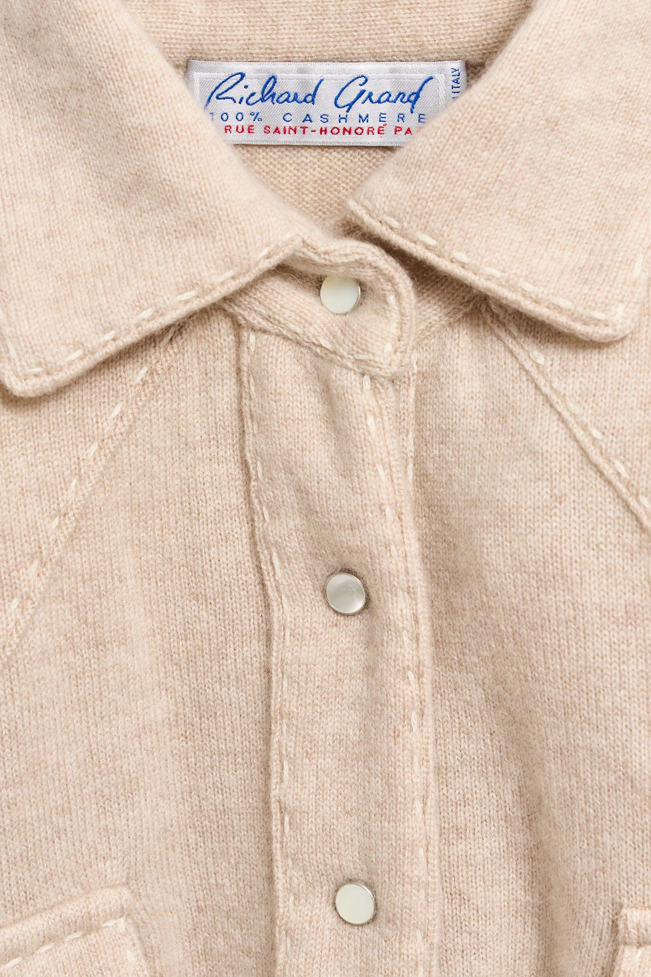 Cashmere Shirt with Stitch