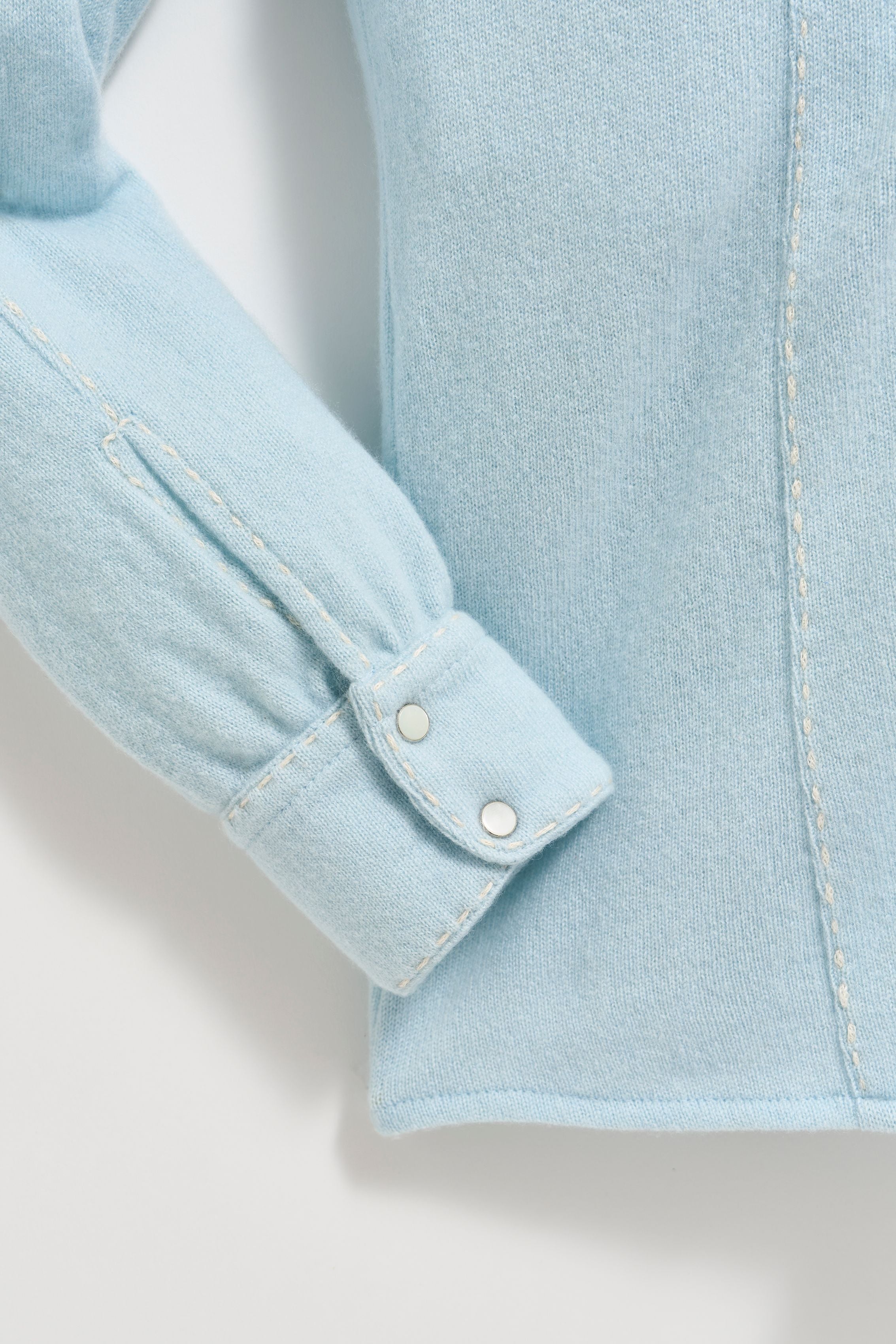 Cashmere Shirt with Stitch