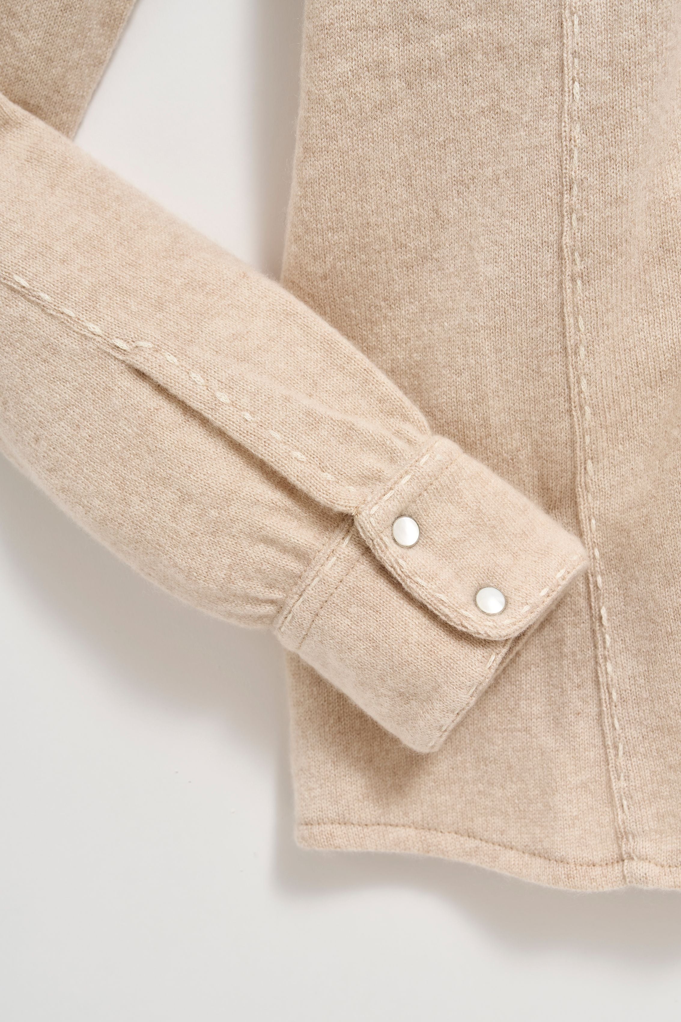 Cashmere Shirt with Stitch