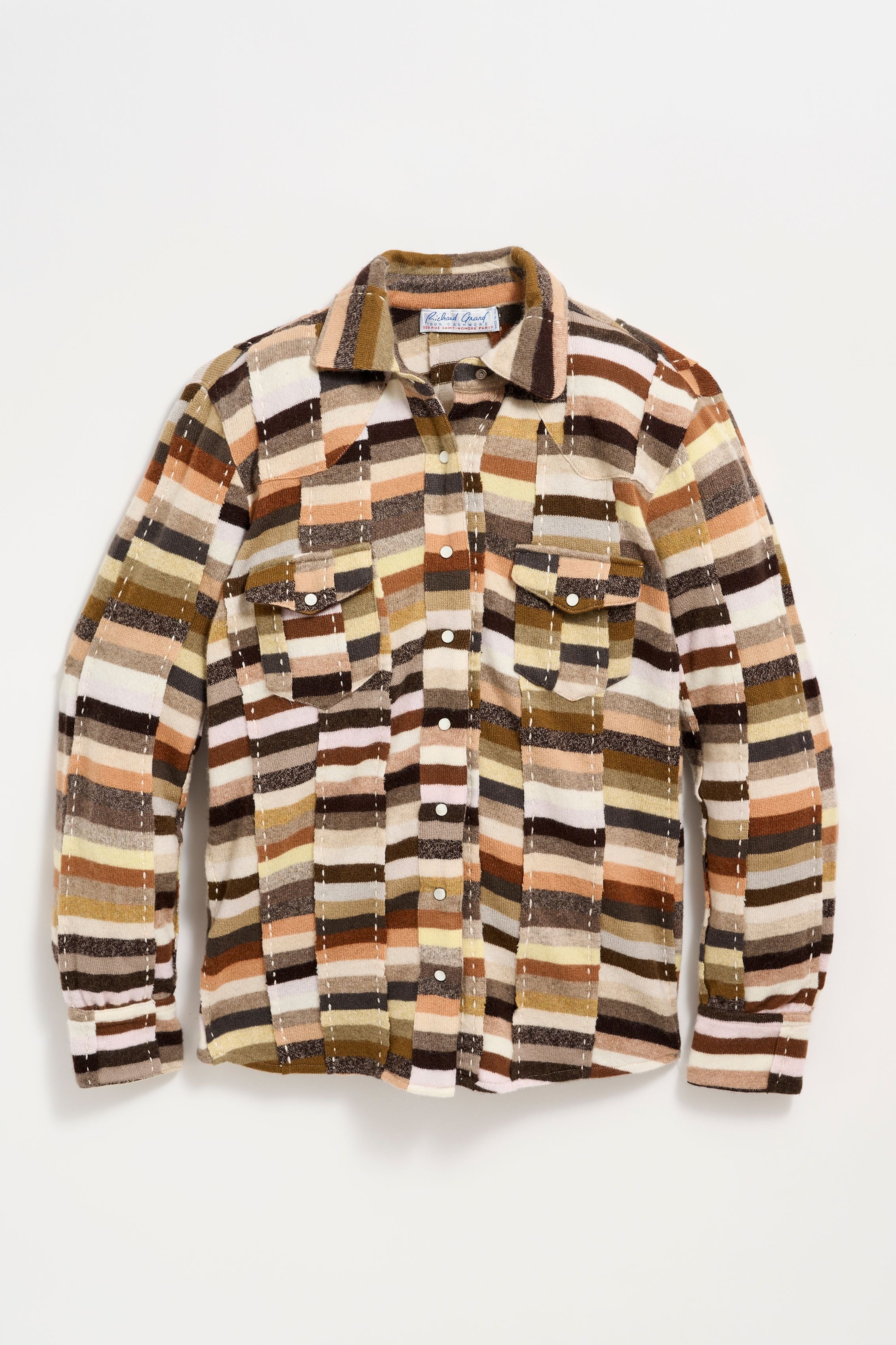 Multi Western Cashmere Shirt