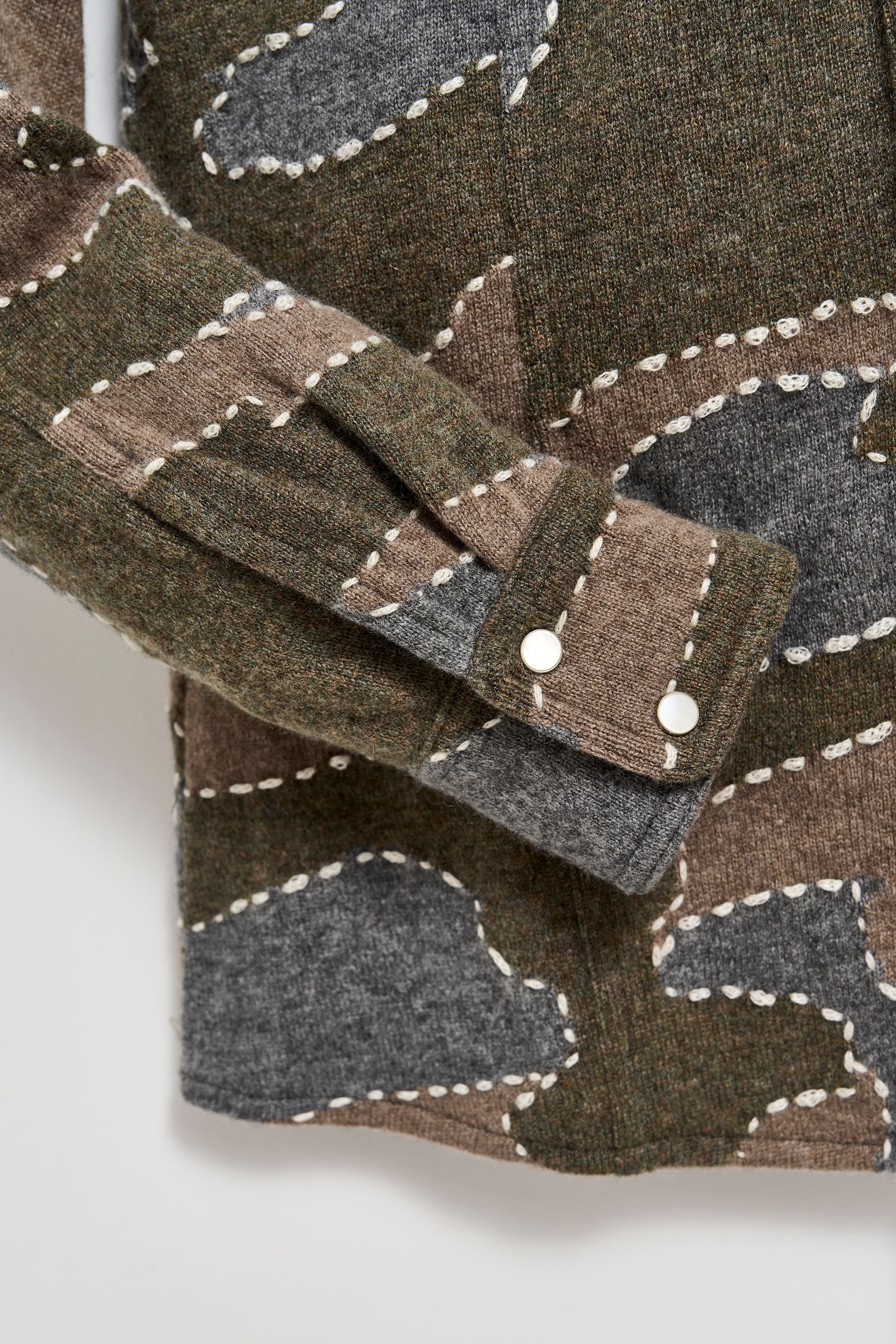 Embroidered Camo Shirt