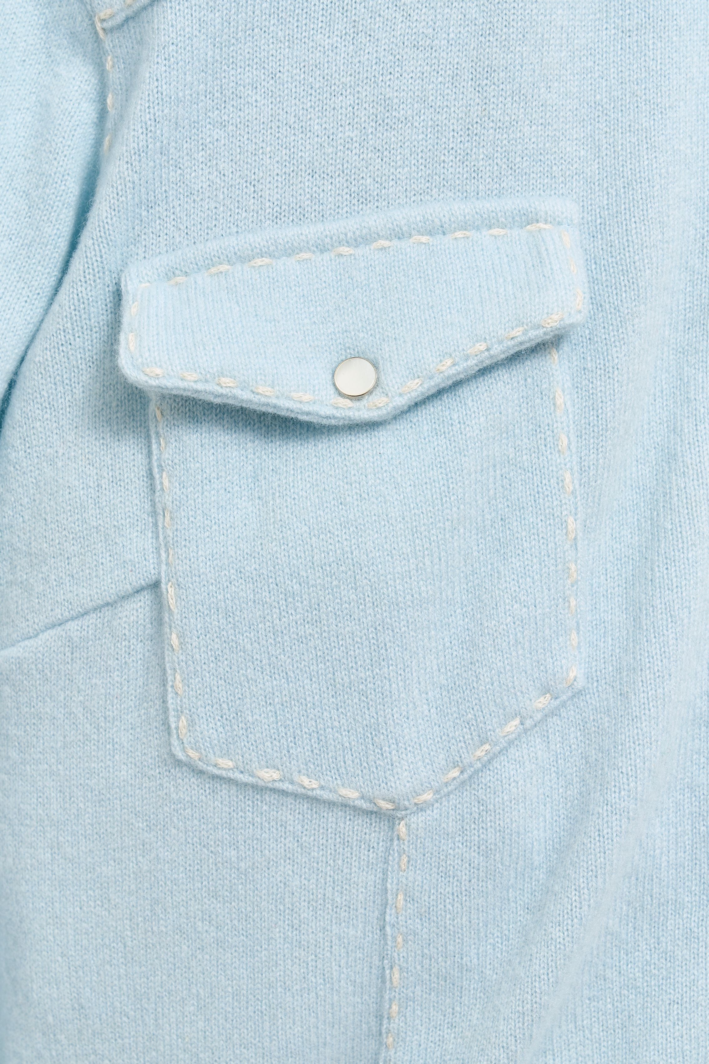 Cashmere Shirt with Stitch