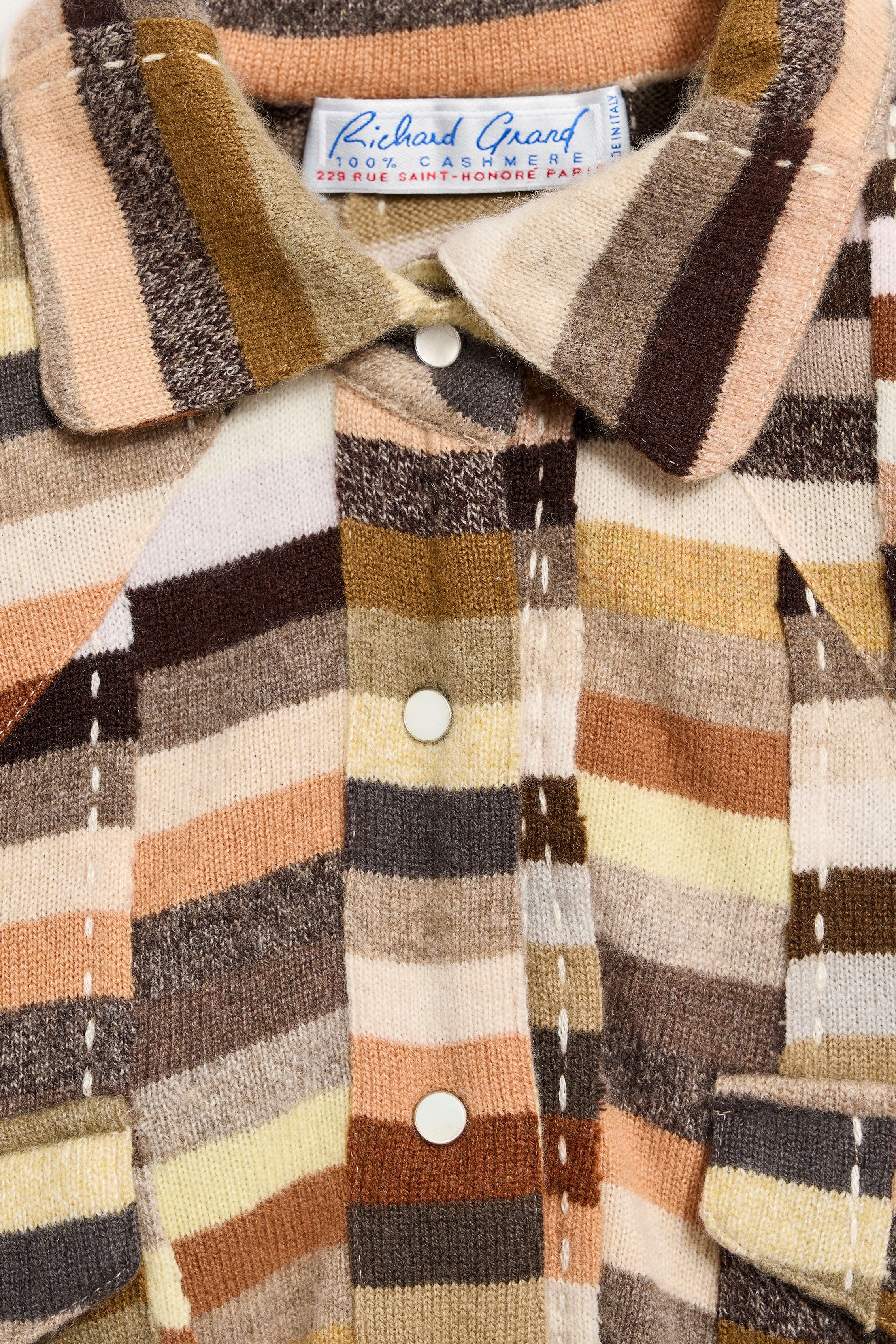 Multi Western Cashmere Shirt