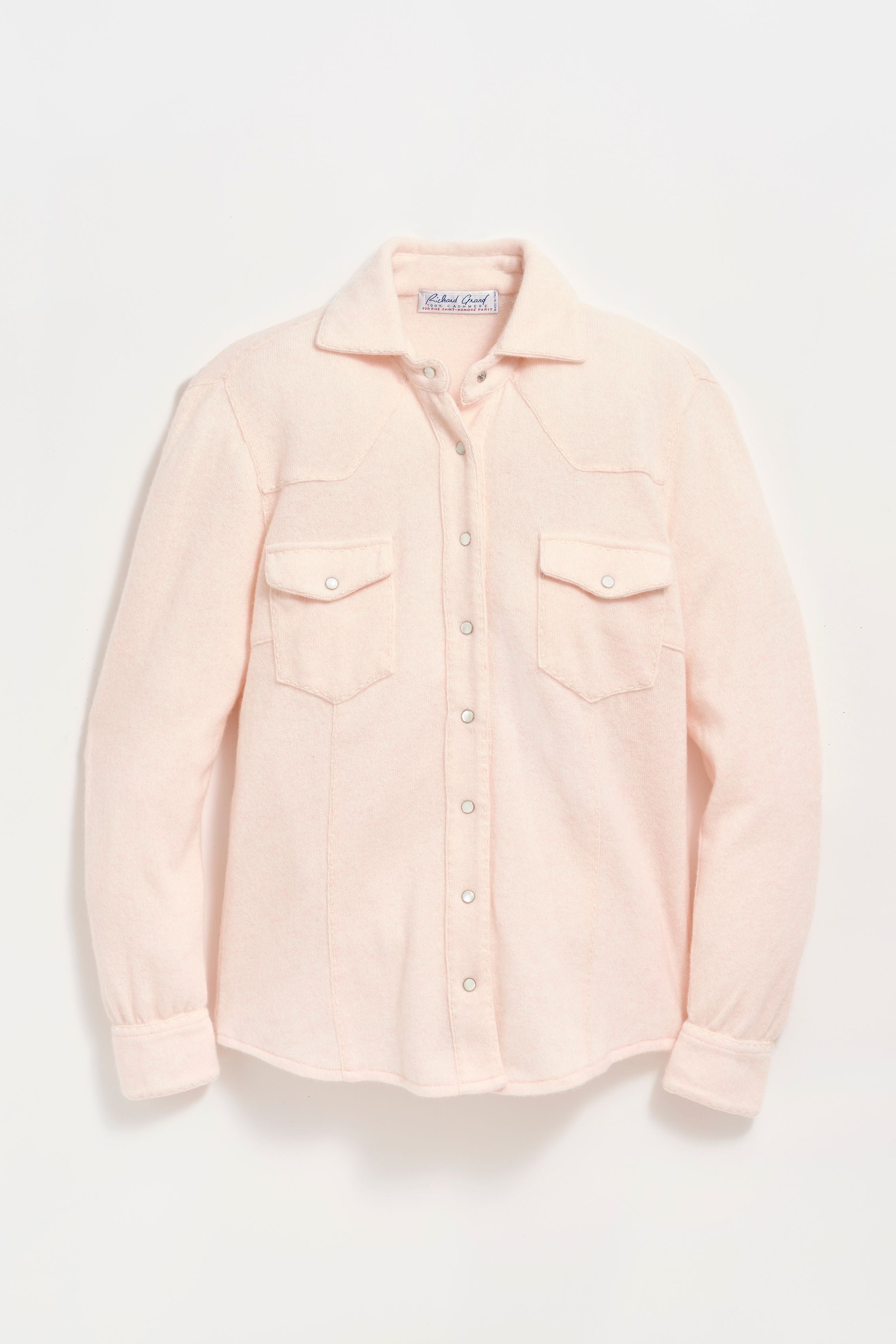 Cashmere Shirt with Stitch